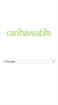 Mobile Screenshot of canihaveabite.com